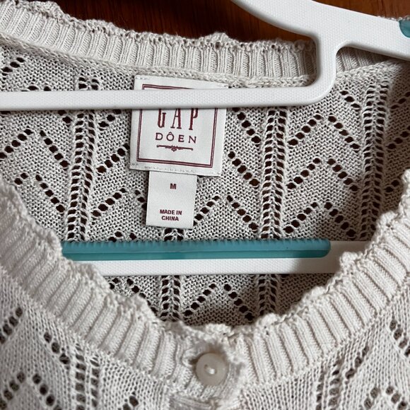 Gap x Doen Knit Sweater Short Sleeve Size M - Picture 3 of 3